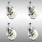 Service Caster 5 Inch SS Nylon Wheel Swivel 10mm Threaded Stem Caster Set Brake SCC SCC-SSTS20S514-NYS-TLB-M1015-4 - alternate 1